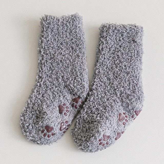 Lush Winter Socks Shoes + Socks USAdrop Grey M 