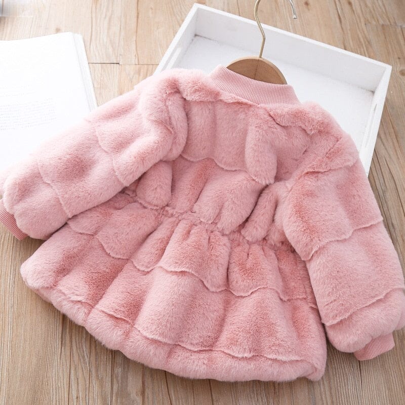 Bowtiful Fur Glamour Coat Girls Clothing Baby Boujee 