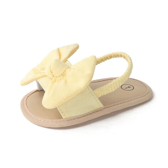 Sunny Steps Baby Sandals Shoes + Socks Baby Boujee Lemon 4.3" (11cm) 