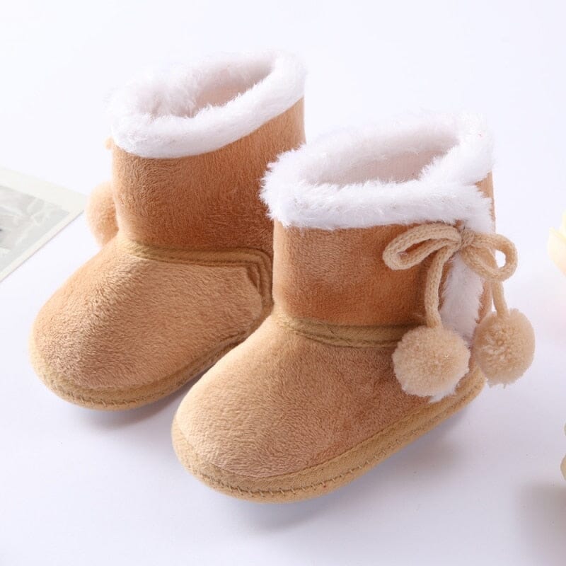 Fluffy Fluff Booties Shoes + Socks USAdrop Tan S 