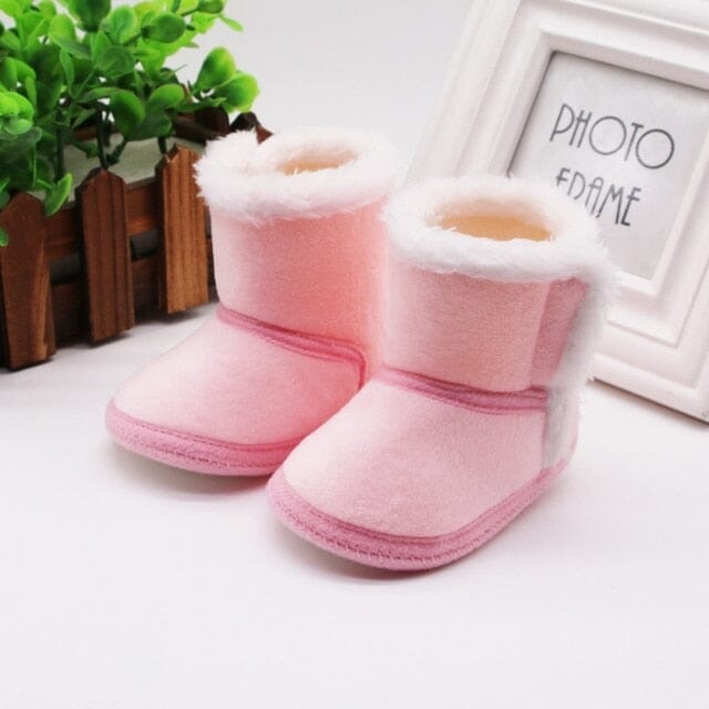 Deluxe Boots Shoes + Socks USAdrop Pink 0-6M: 4.52" (11.5cm) 