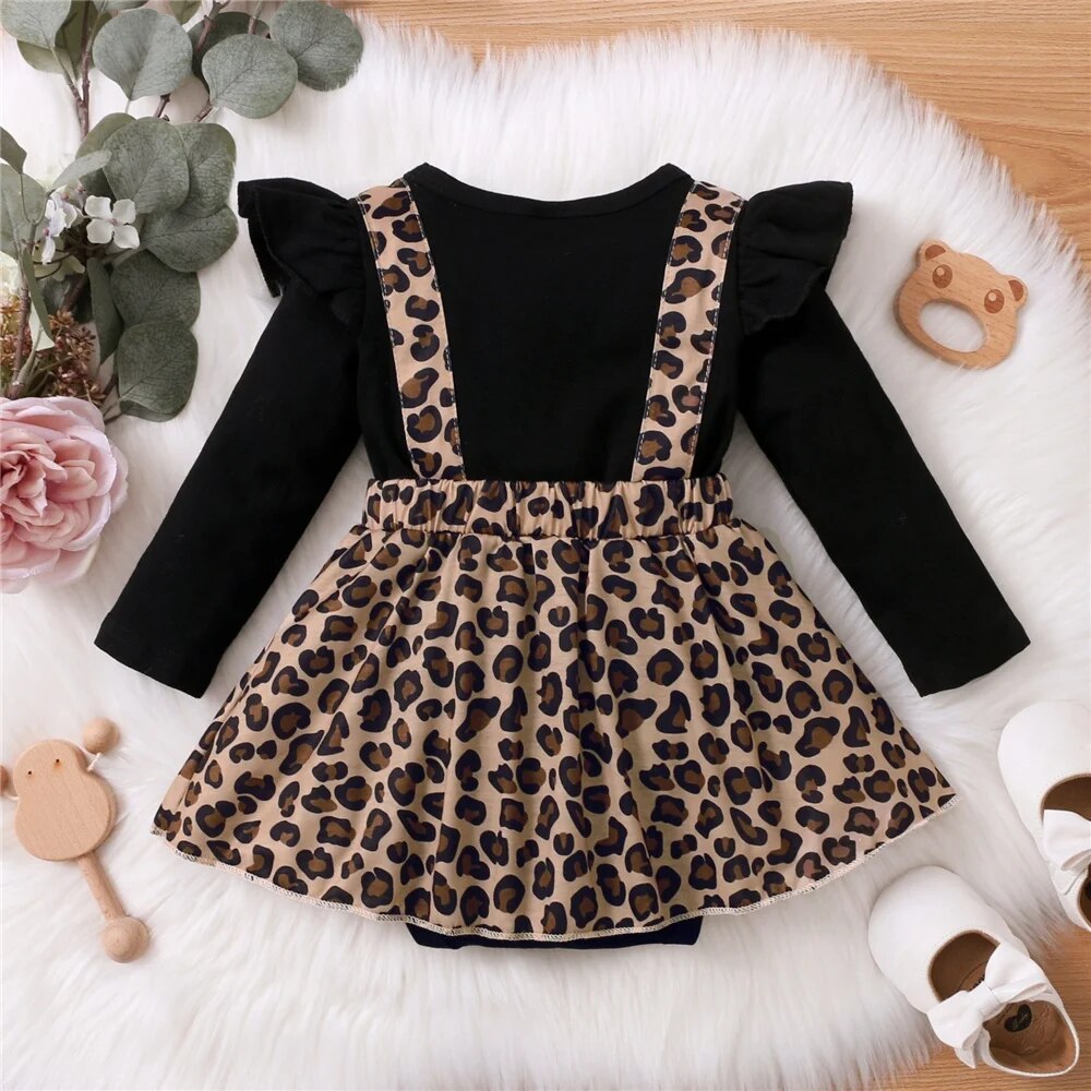 Baby Leopard Romper Dress