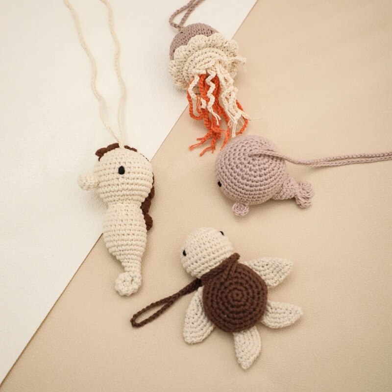 Baby Ocean Crochet Pendant