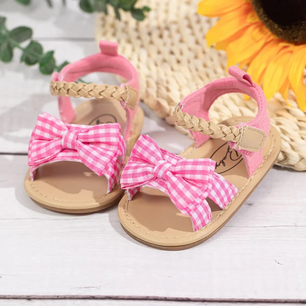 Little Bow Bliss Sandals Shoes + Socks Baby Boujee 