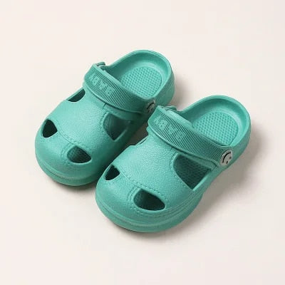 Kids Beach Sandals Shoes + Socks Baby Boujee Green 12-18M 