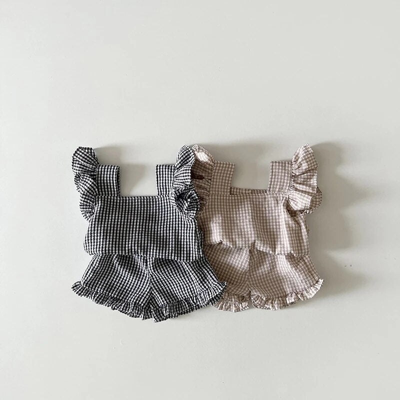 Summer Ruffle Tee Set