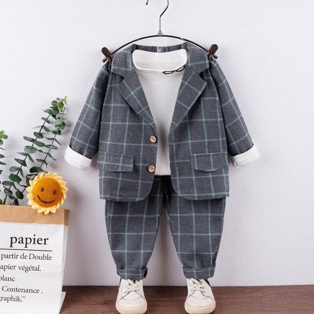 Suave Suit Boys Clothing USAdrop Grey 9M 