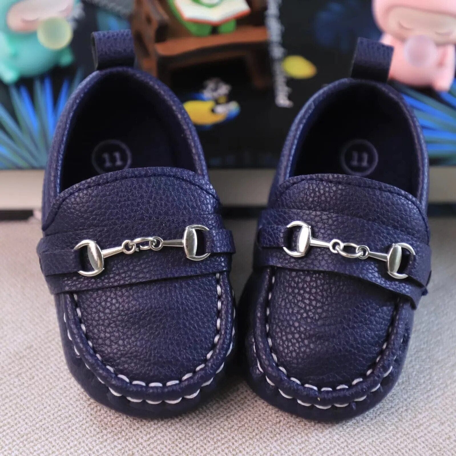 Baby Blossom Boys Shoes Shoes + Socks Baby Boujee Navy Blue 0-6M 