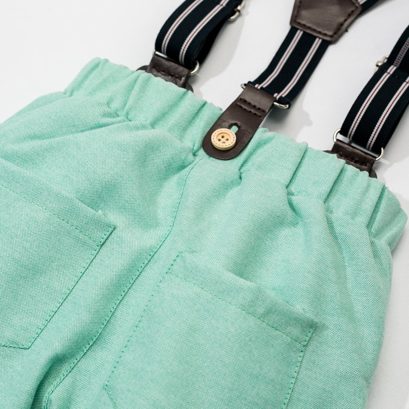 Stylish Suspenders Set Newborn + Infant Baby Boujee 