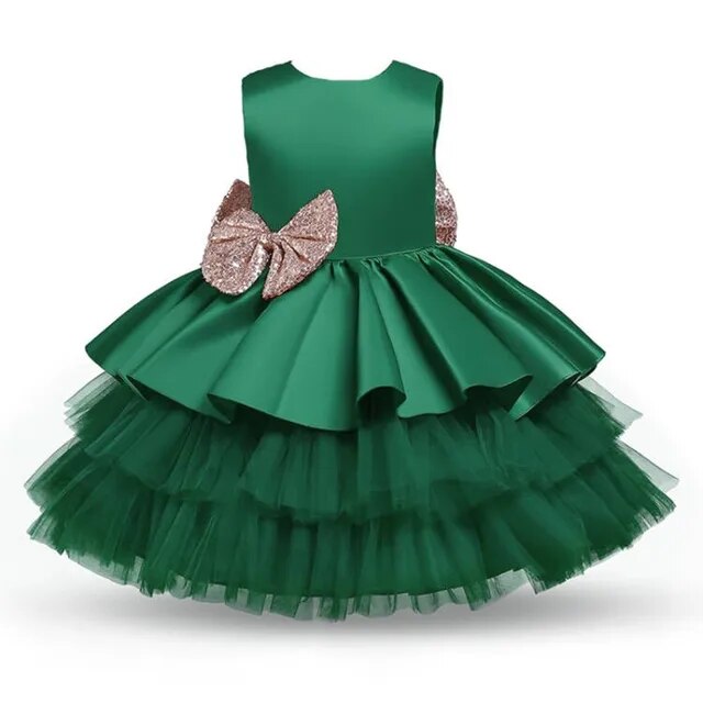 Big Bow Birthday Princess Dress