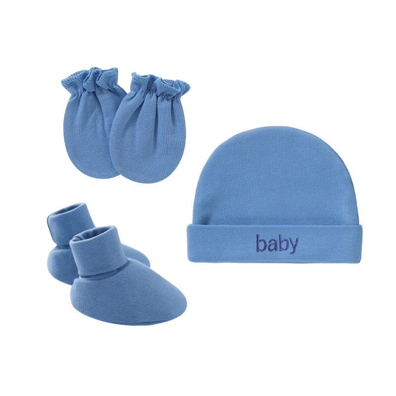 Cuddle Caps Set Accessories + Essentials Baby Boujee Light Blue 0-6M 