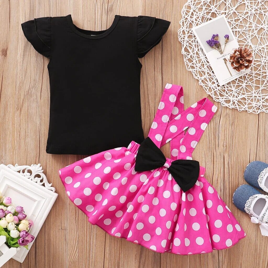 Polka Dot Princess Set Girls Clothing Baby Boujee 