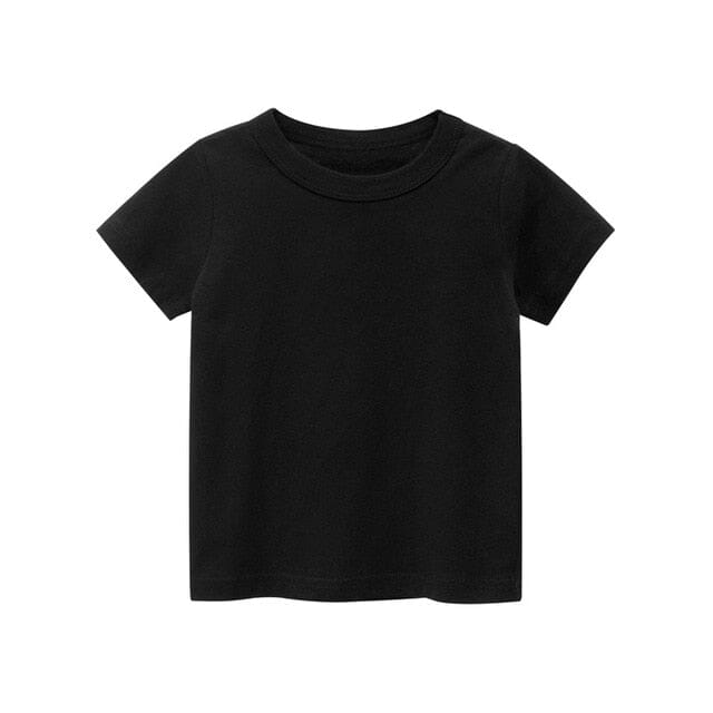 Plain Tee Unisex Clothing Baby Boujee Black 2T 