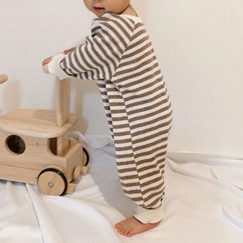 Tiny Trendy Striped Jumpsuit Unisex Clothing Baby Boujee 