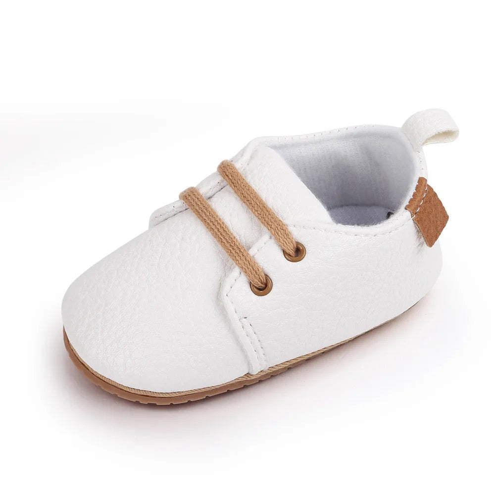 Cozy Moccuties Boys Clothing Baby Boujee White 0-6 Months 