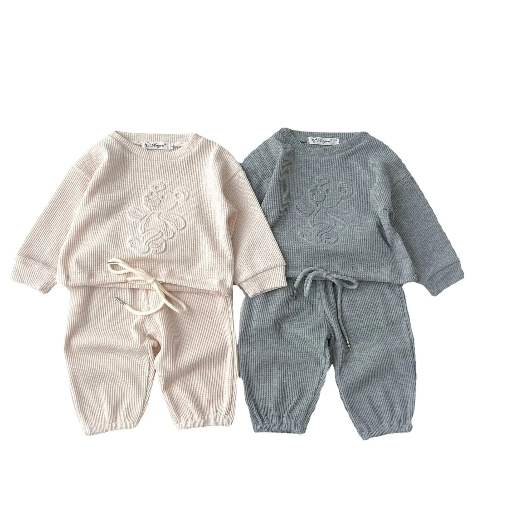 Cozy Cotton Waffle Set Unisex Clothing Baby Boujee 