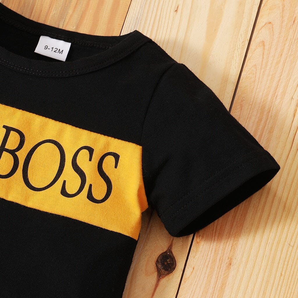 Mini Boss Short Set Boys Clothing USAdrop 