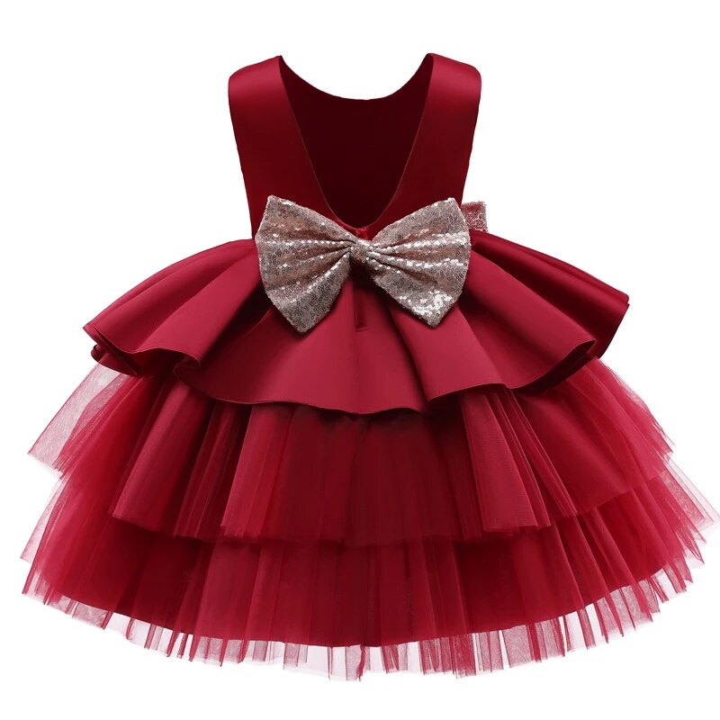 Big Bow Birthday Princess Dress