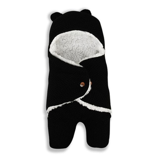 Plush Swaddle Accessories + Essentials Baby Boujee Black 