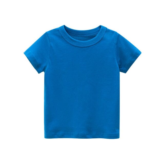 Plain Tee Unisex Clothing Baby Boujee Blue 2T 