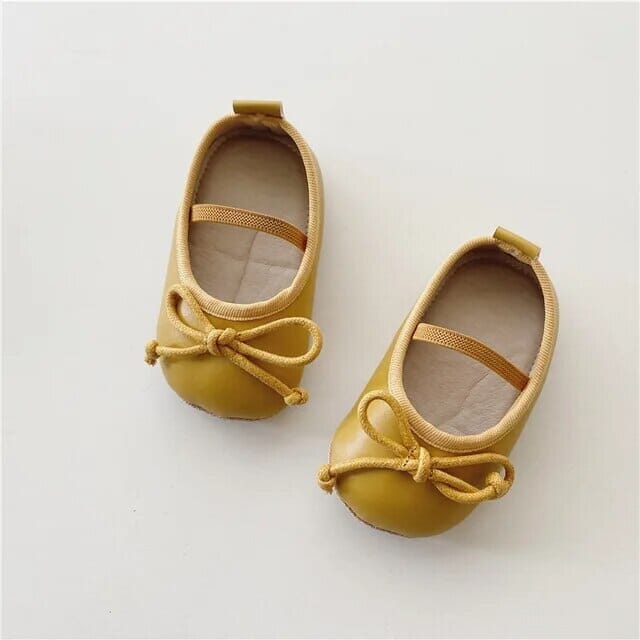 Tiny Toes Treasures Shoes + Socks Baby Boujee Yellow 0 - 6M 