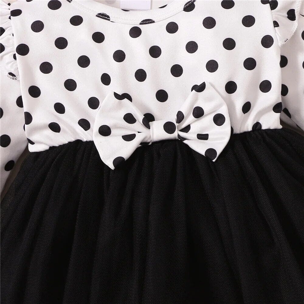 Polka Dot Princess Dress Set Girls Clothing Baby Boujee 