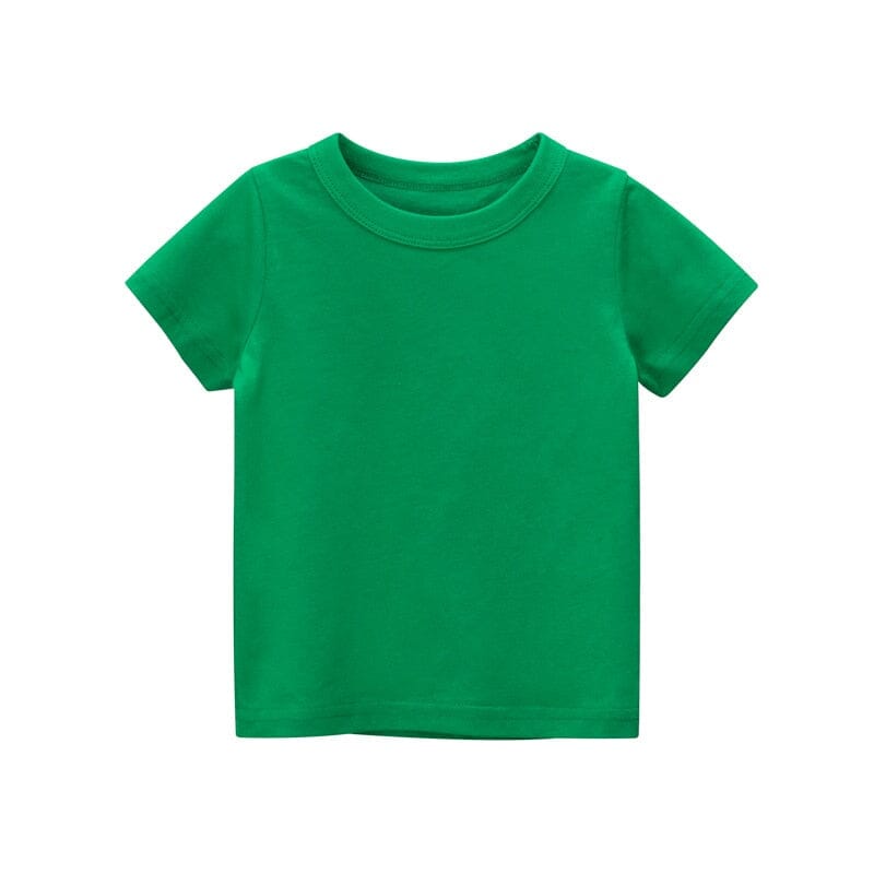 Plain Tee Unisex Clothing Baby Boujee Green 3T 