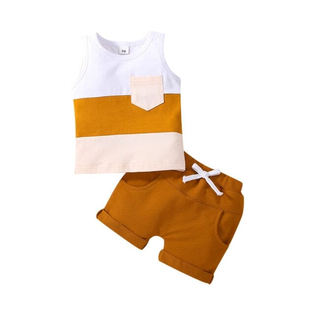 Beach Comber Combo Boys Clothing Baby Boujee Mustard 6M 