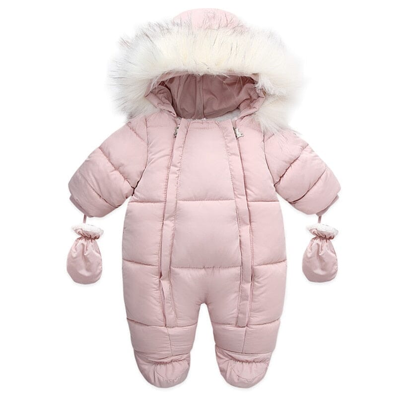 Luxe Frost Jumpsuit - Double Zip Newborn + Infant Baby Boujee Pink 3-6M 