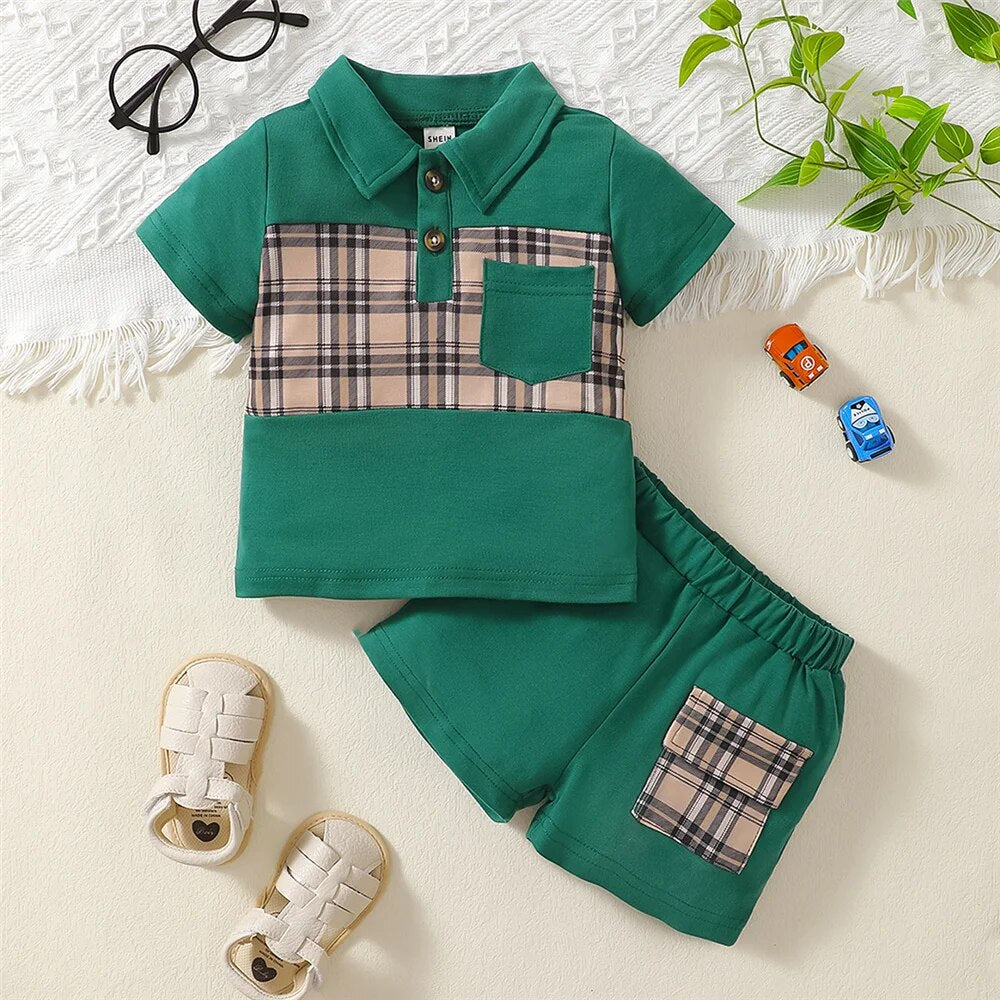 Summer Green T-Shirt Set Unisex Clothing Baby Boujee Green 3M 