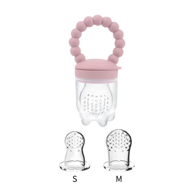 Pacifier Food Nibbler Accessories + Essentials Baby Boujee Pink 