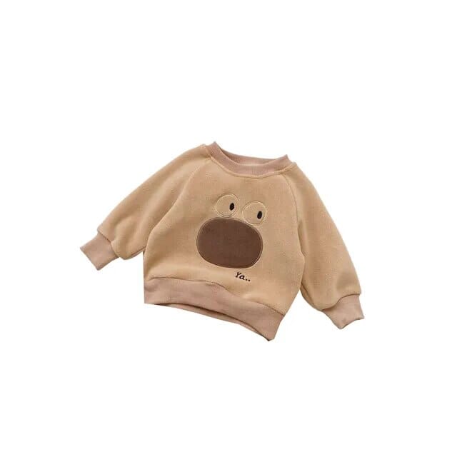 Winter Cartoon Cozy Unisex Clothing Baby Boujee Latte Top 6-9M 