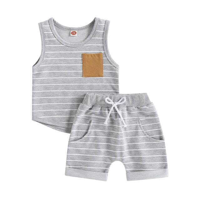 Beach Comber Combo Boys Clothing Baby Boujee Grey 6M 