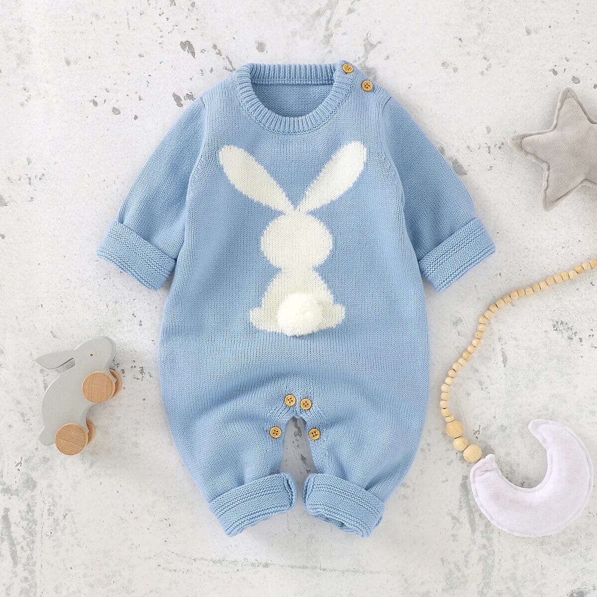 Bunny Bounce Romper Newborn + Infant Baby Boujee 